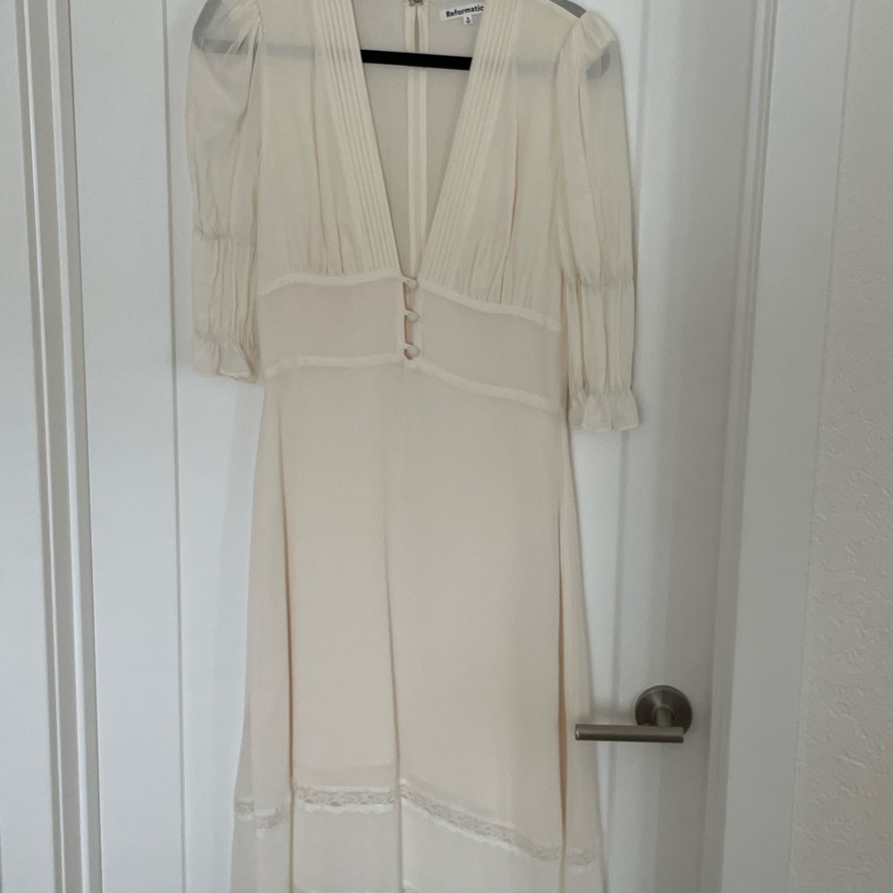 Reformation White dress
